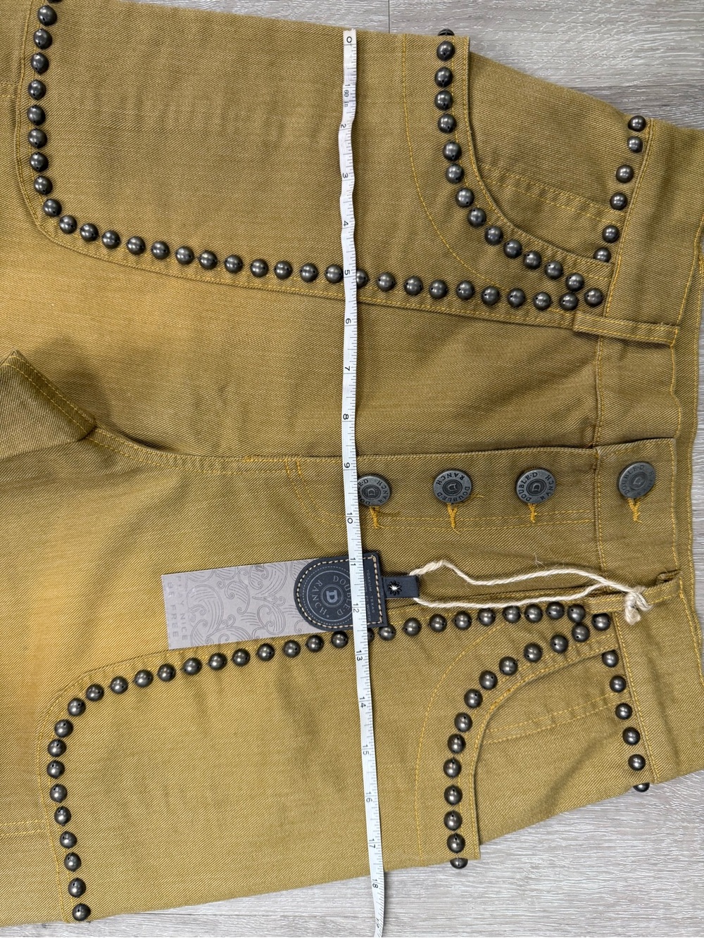 Double D Ranch Rivet-Embellished Jeans - Picture 6 of 8